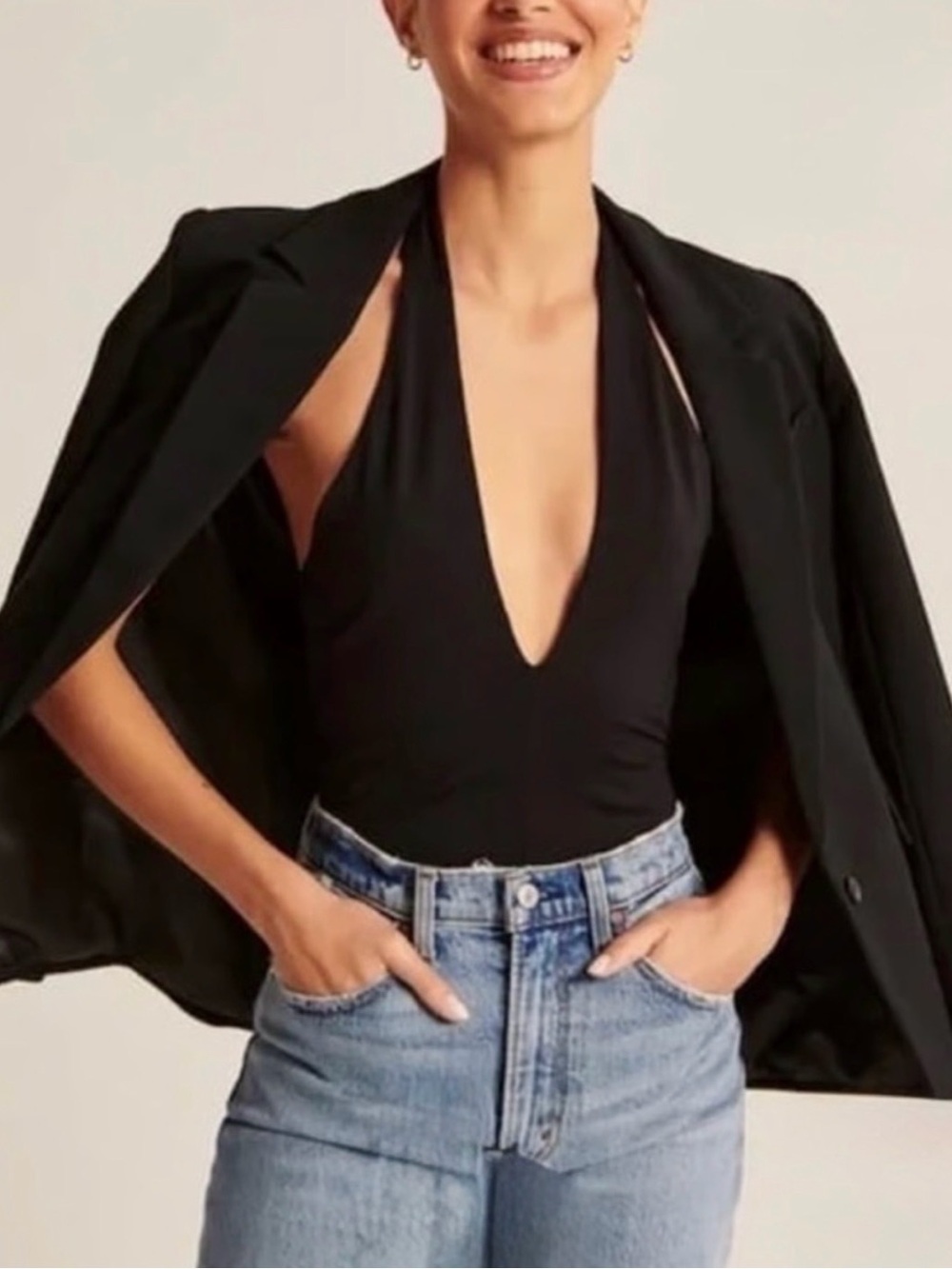 NWT Abercrombie Halter Bodysuit